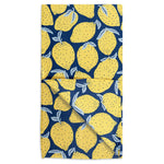 MÜkitchen VIBE Premium Quick Dry Dual Sided Recycled Towel, Lemons, 18" x 30"