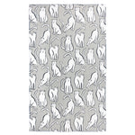 MÜkitchen VIBE Premium Quick Dry Dual Sided Recycled Towel, Curious Cats, 18" x 30"