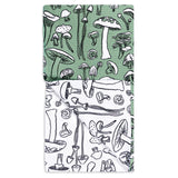 MÜkitchen VIBE Premium Quick Dry Dual Sided Recycled Towel, Mushroom Medley, 18" x 30"