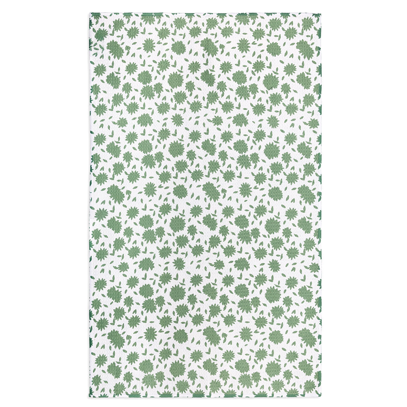 MÜkitchen VIBE Premium Quick Dry Dual Sided Recycled Towel, Aster Green, 18" x 30"