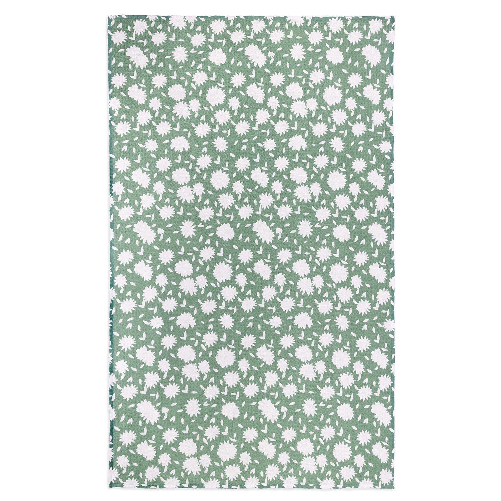 MÜkitchen VIBE Premium Quick Dry Dual Sided Recycled Towel, Aster Green, 18" x 30"