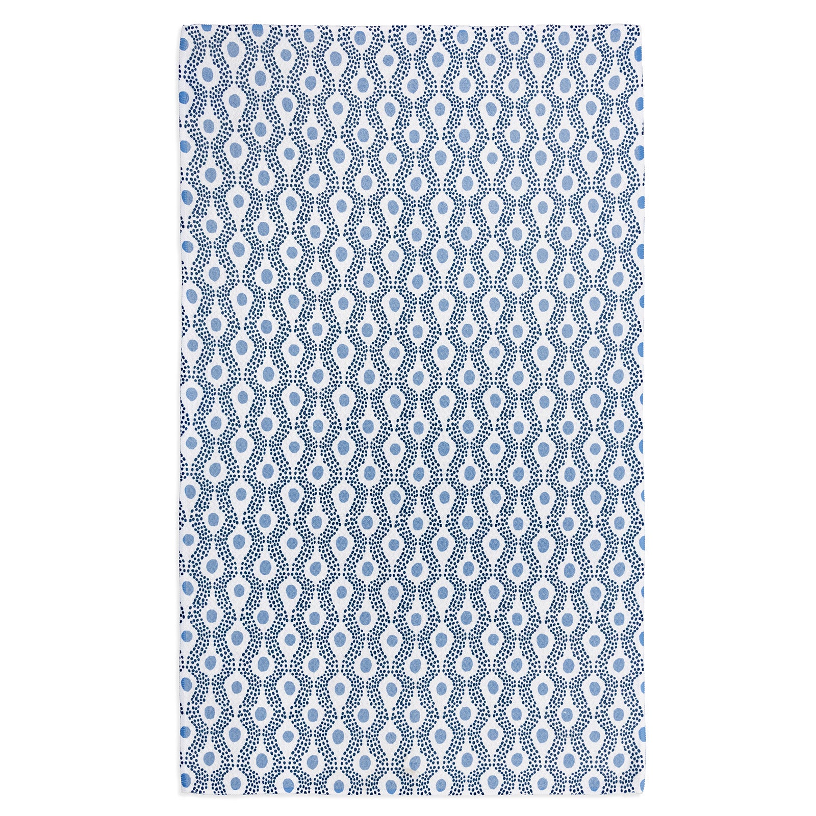 MÜkitchen VIBE Premium Quick Dry Dual Sided Recycled Towel, High Tide, 18" x 30"