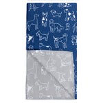 MÜkitchen VIBE Premium Quick Dry Dual Sided Recycled Towel, Dogs, 18" x 30"