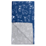 MÜkitchen VIBE Premium Quick Dry Dual Sided Recycled Towel, Dogs, 18" x 30"