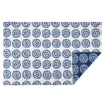 MÜkitchen VIBE Premium Quick Dry Dual Sided Recycled Towel, Radial Blue, 18" x 30"