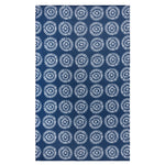 MÜkitchen VIBE Premium Quick Dry Dual Sided Recycled Towel, Radial Blue, 18" x 30"