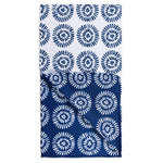 MÜkitchen VIBE Premium Quick Dry Dual Sided Recycled Towel, Radial Blue, 18" x 30"
