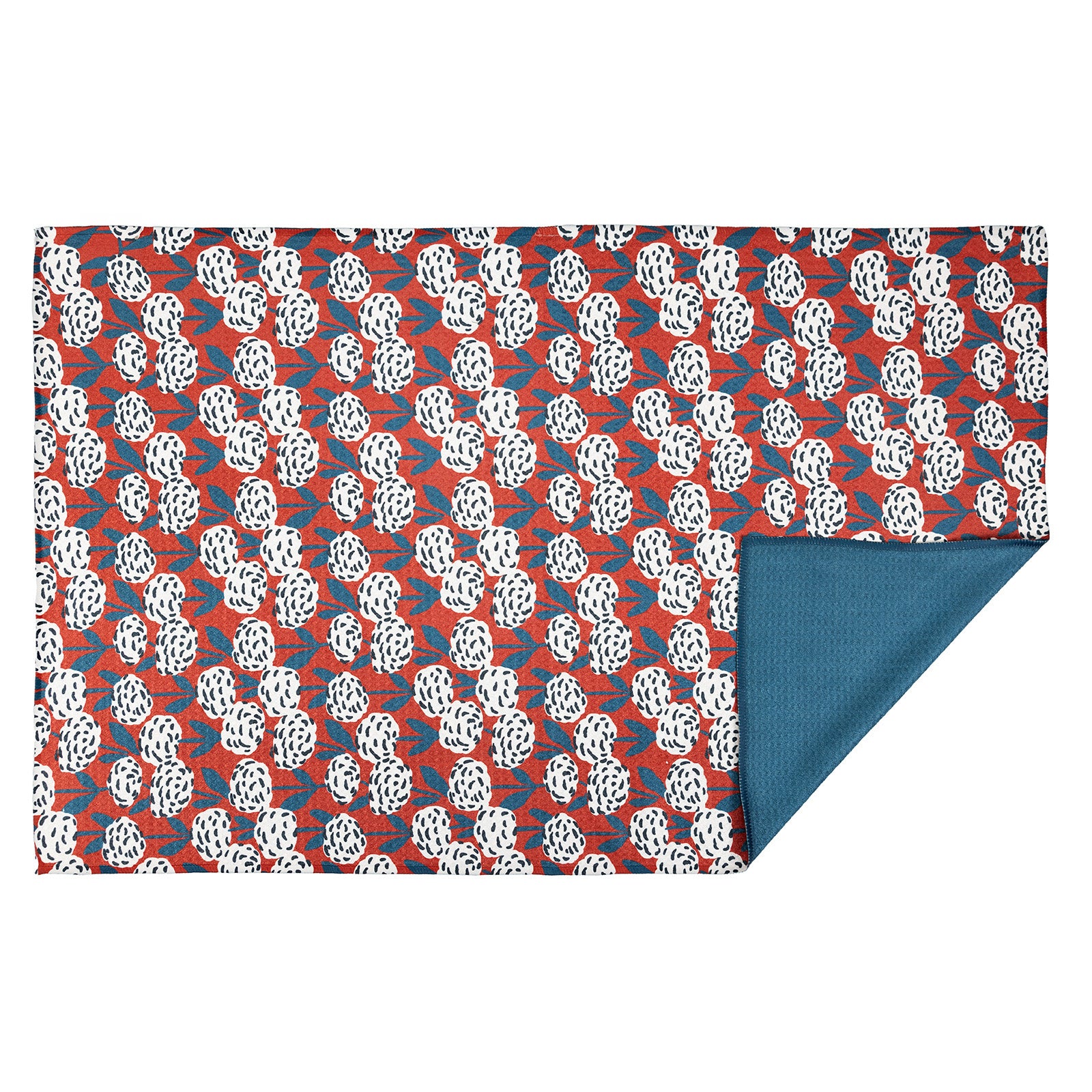 MÜkitchen VIBE Premium Quick Dry Dual Sided Recycled Towel, Dandy Red, 18" x 30"