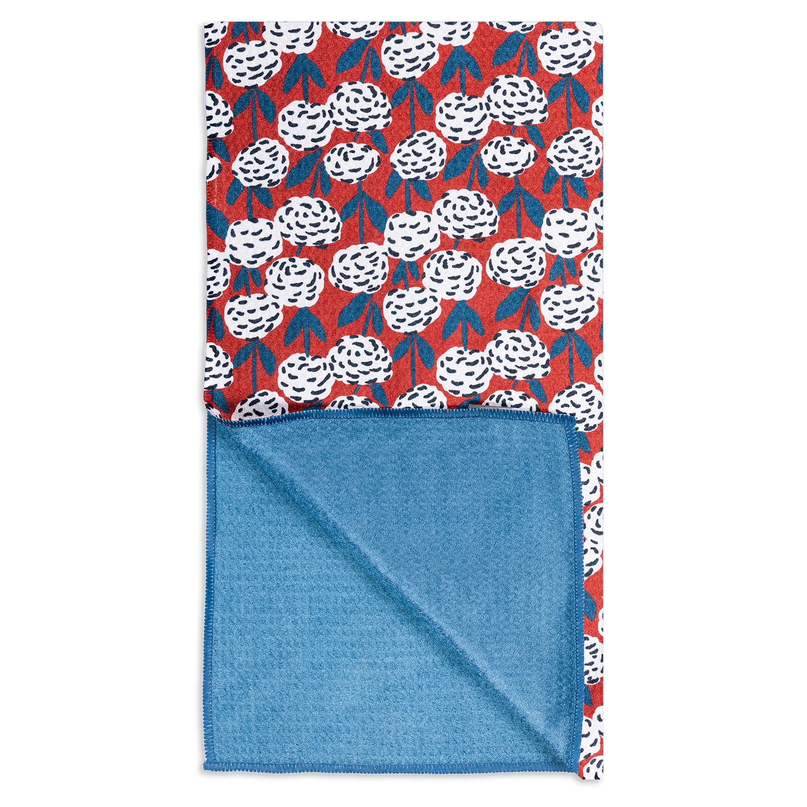 MÜkitchen VIBE Premium Quick Dry Dual Sided Recycled Towel, Dandy Red, 18" x 30"