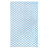 MÜkitchen VIBE Premium Quick Dry Dual Sided Recycled Towel, Checker Blue, 18" x 30"