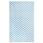 MÜkitchen VIBE Premium Quick Dry Dual Sided Recycled Towel, Checker Blue, 18" x 30"
