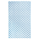 MÜkitchen VIBE Premium Quick Dry Dual Sided Recycled Towel, Checker Blue, 18" x 30"