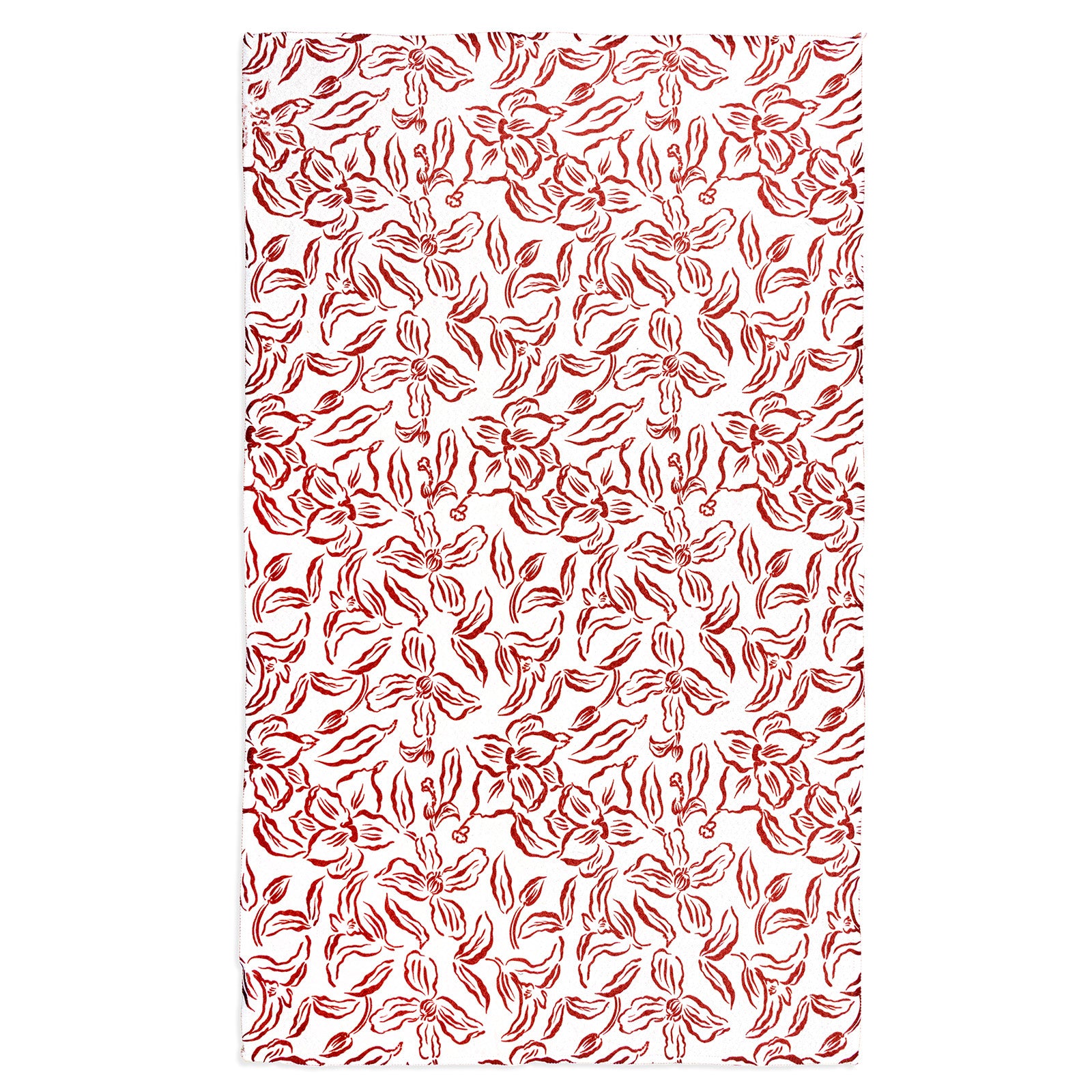 MÜkitchen VIBE Premium Quick Dry Dual Sided Recycled Towel, Water Lily Red, 18" x 30"