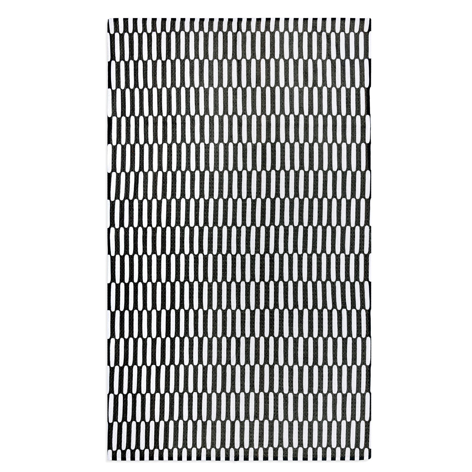 MÜkitchen VIBE Premium Quick Dry Dual Sided Recycled Towel, Domino, 18" x 30"
