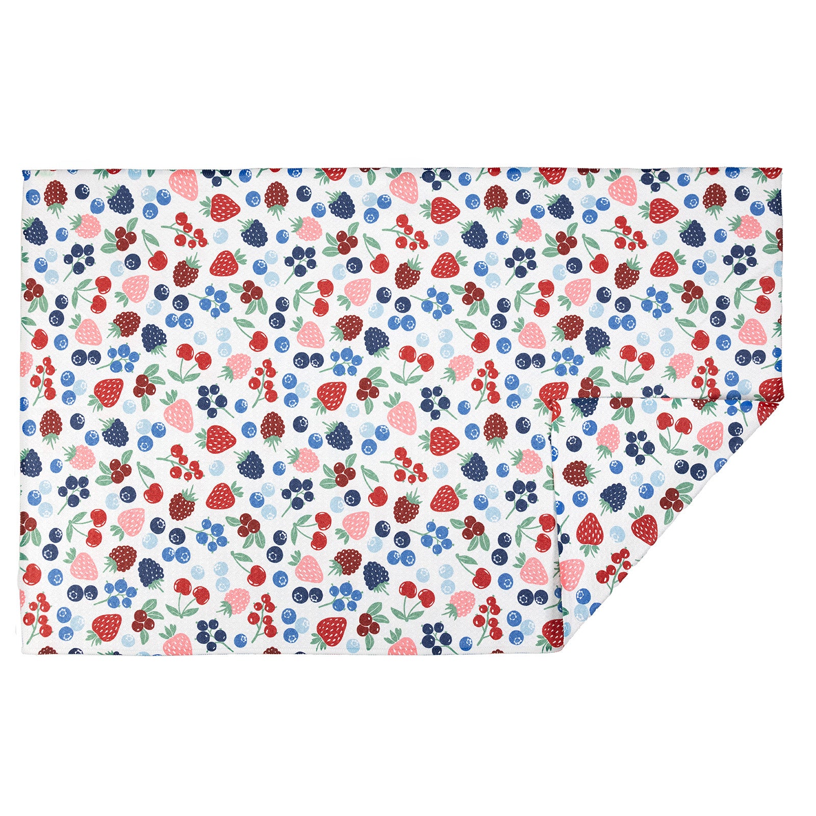 MÜkitchen VIBE Premium Quick Dry Dual Sided Recycled Towel, Mixed Berries, 18" x 30"
