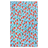 MÜkitchen VIBE Premium Quick Dry Dual Sided Recycled Towel, Strawberry Vine, 18" x 30"