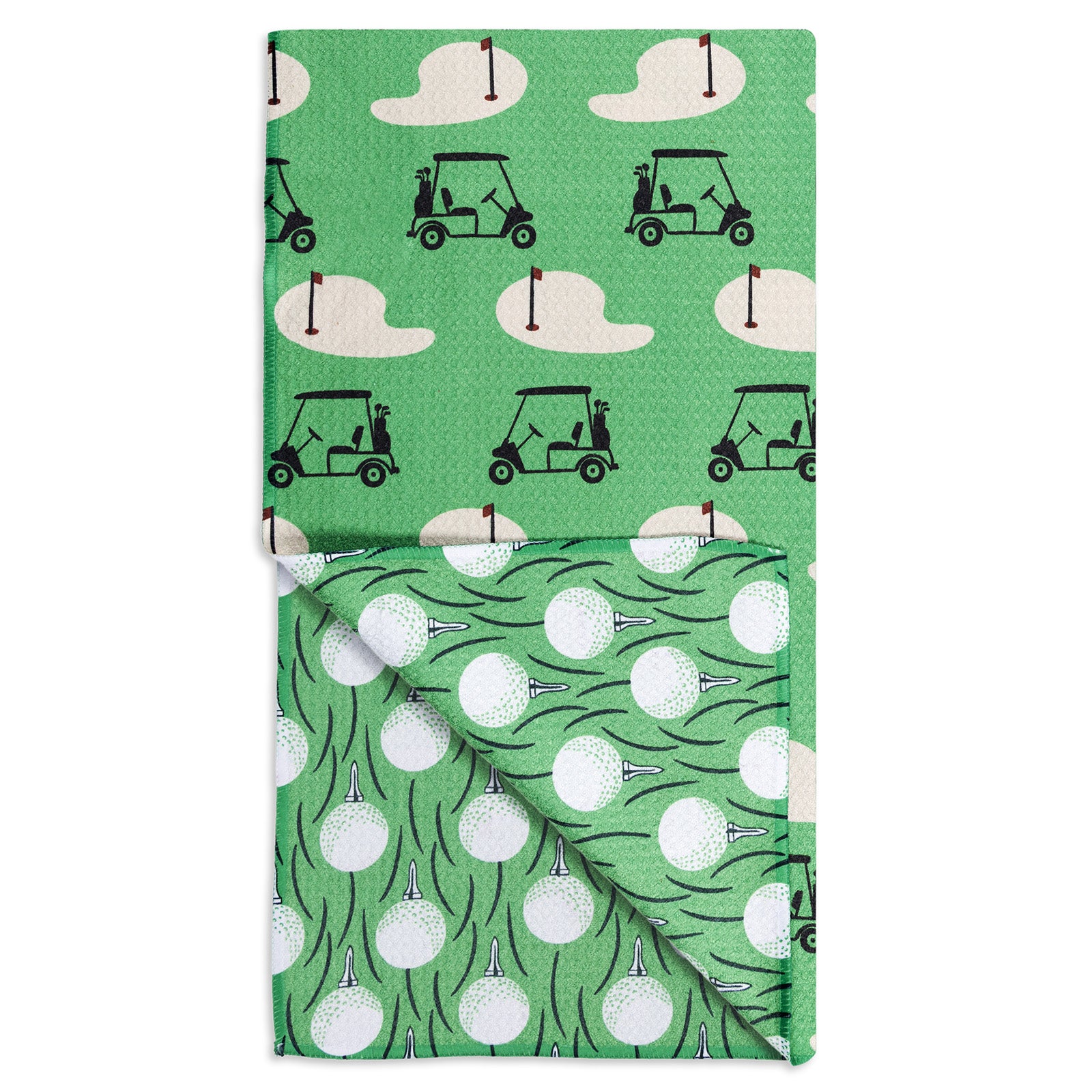 MÜkitchen VIBE Premium Quick Dry Dual Sided Recycled Towel, Golf, 18" x 30"