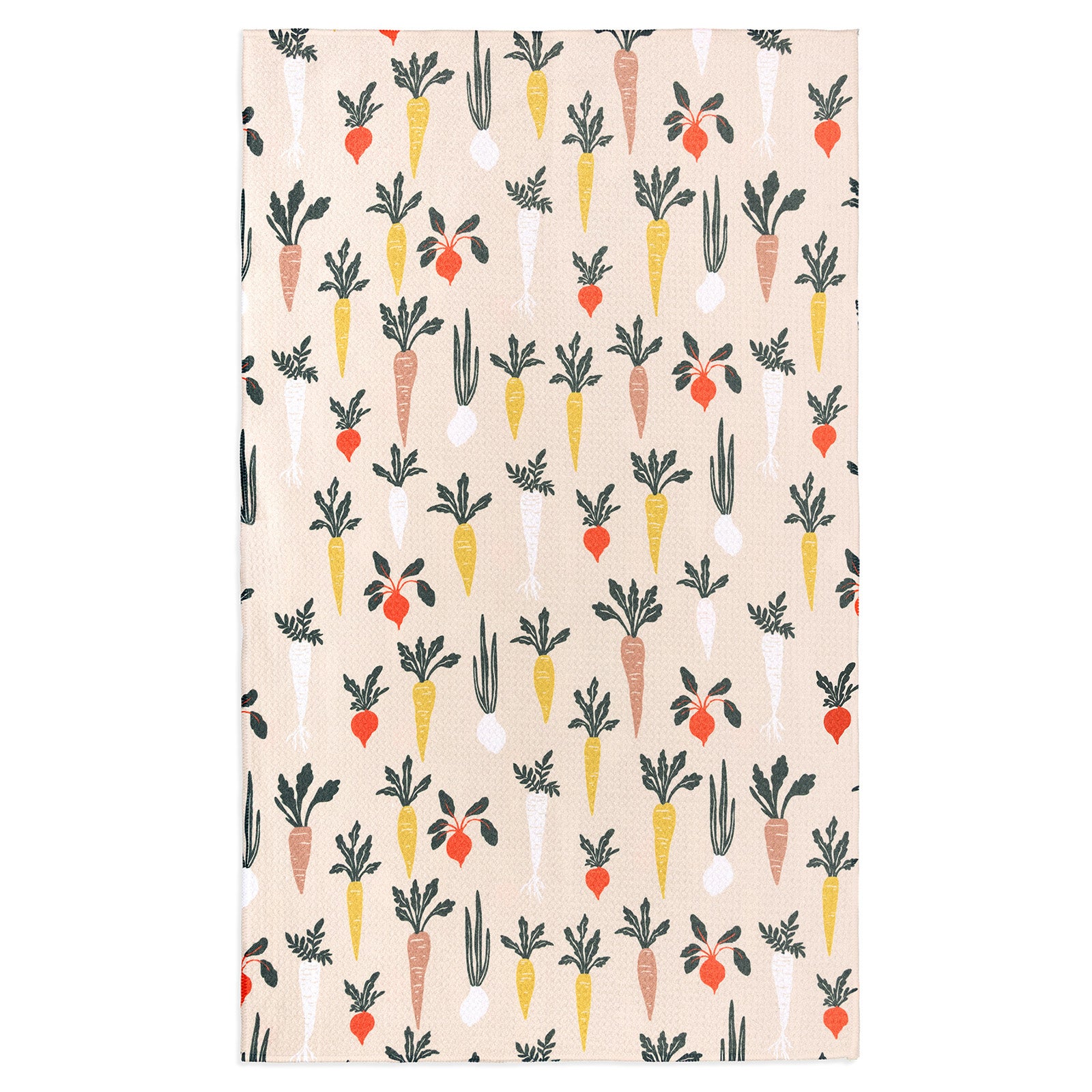 MÜkitchen VIBE Premium Quick Dry Dual Sided Recycled Towel, Root Vegetable, 18" x 30"