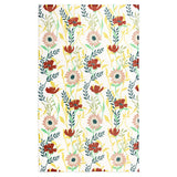 MÜkitchen VIBE Premium Quick Dry Dual Sided Recycled Towel, Vine Floral, 18" x 30"