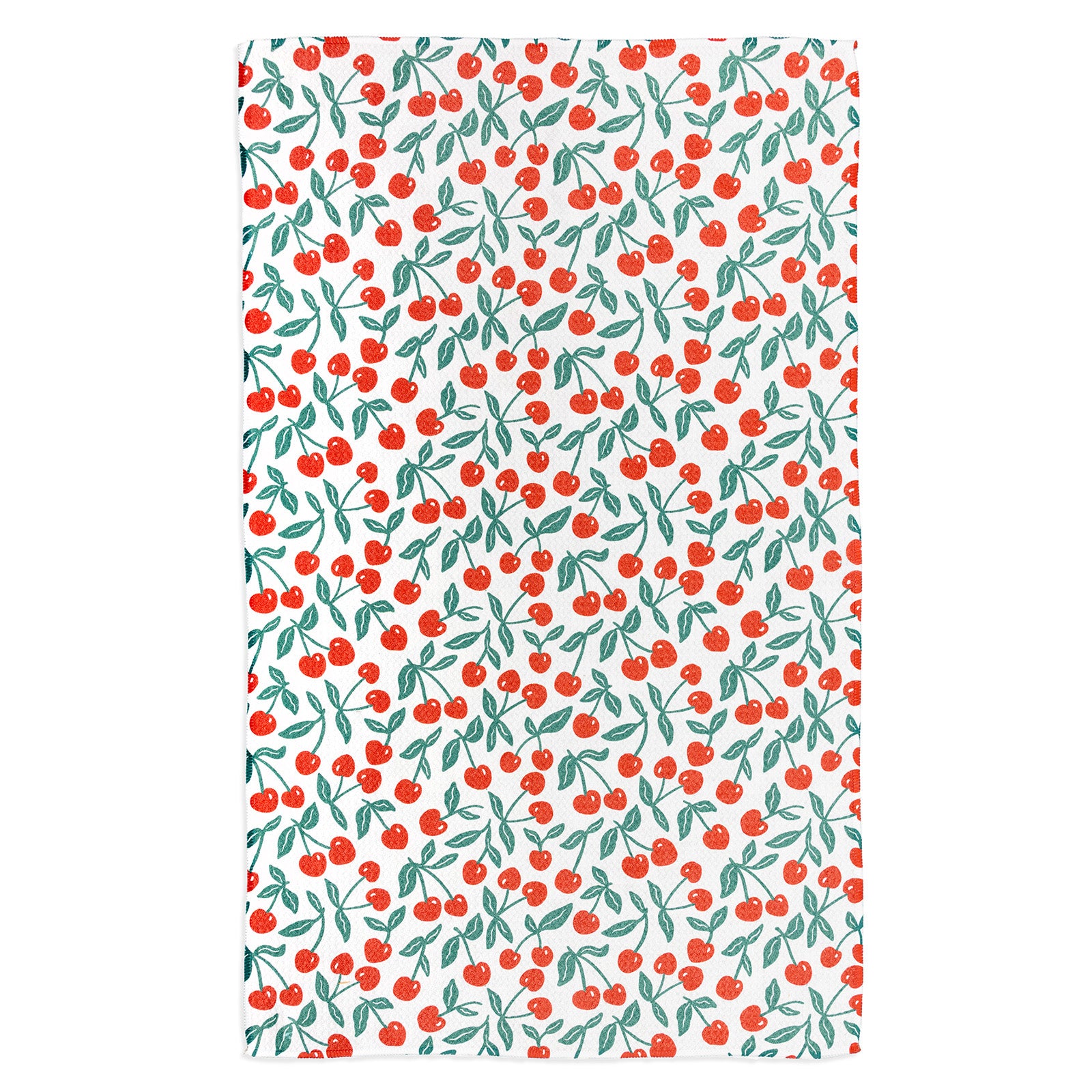 MÜkitchen VIBE Premium Quick Dry Dual Sided Recycled Towel, Cherry Pit, 18" x 30"
