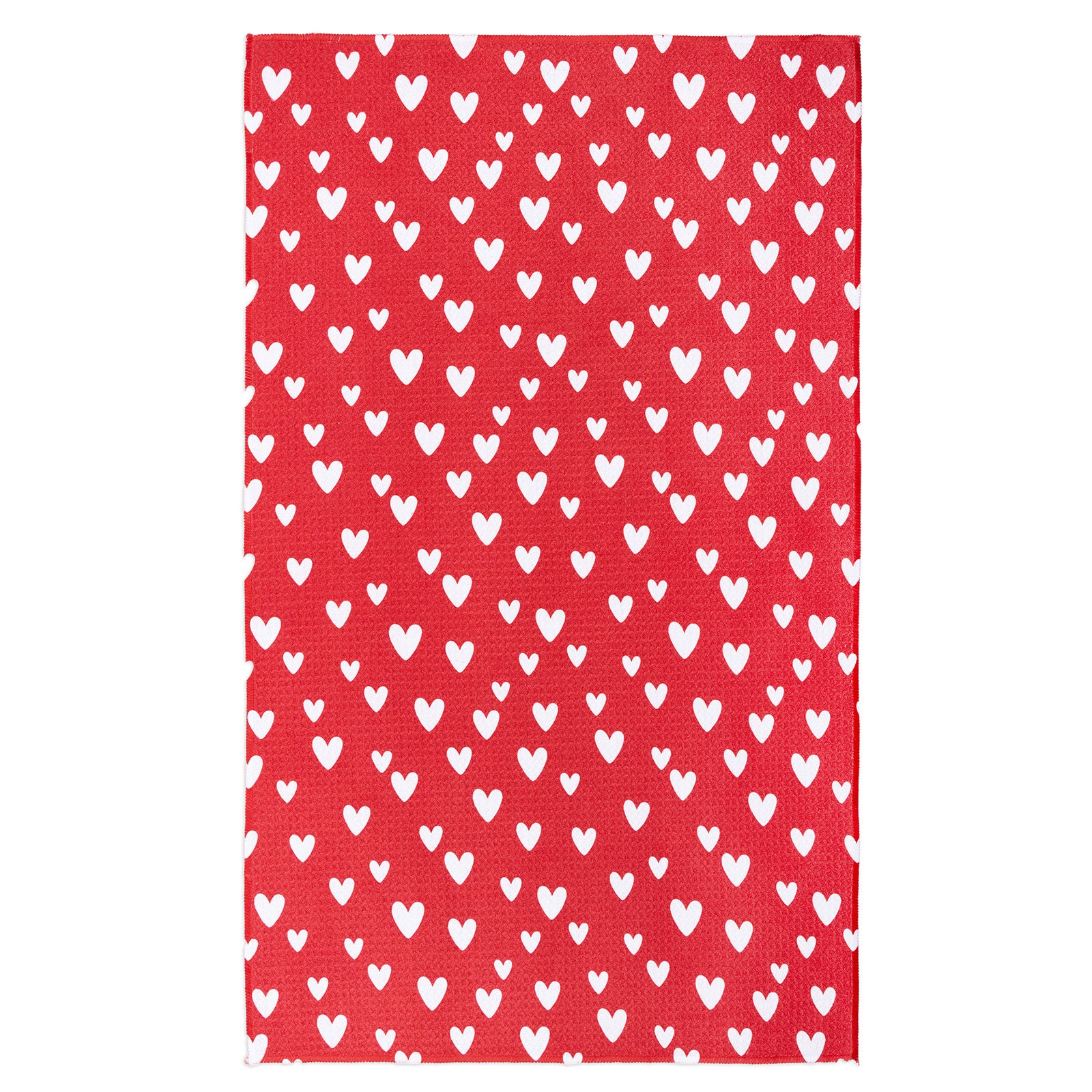 MÜkitchen VIBE Premium Quick Dry Dual Sided Recycled Towel, Be Mine, 18" x 30"