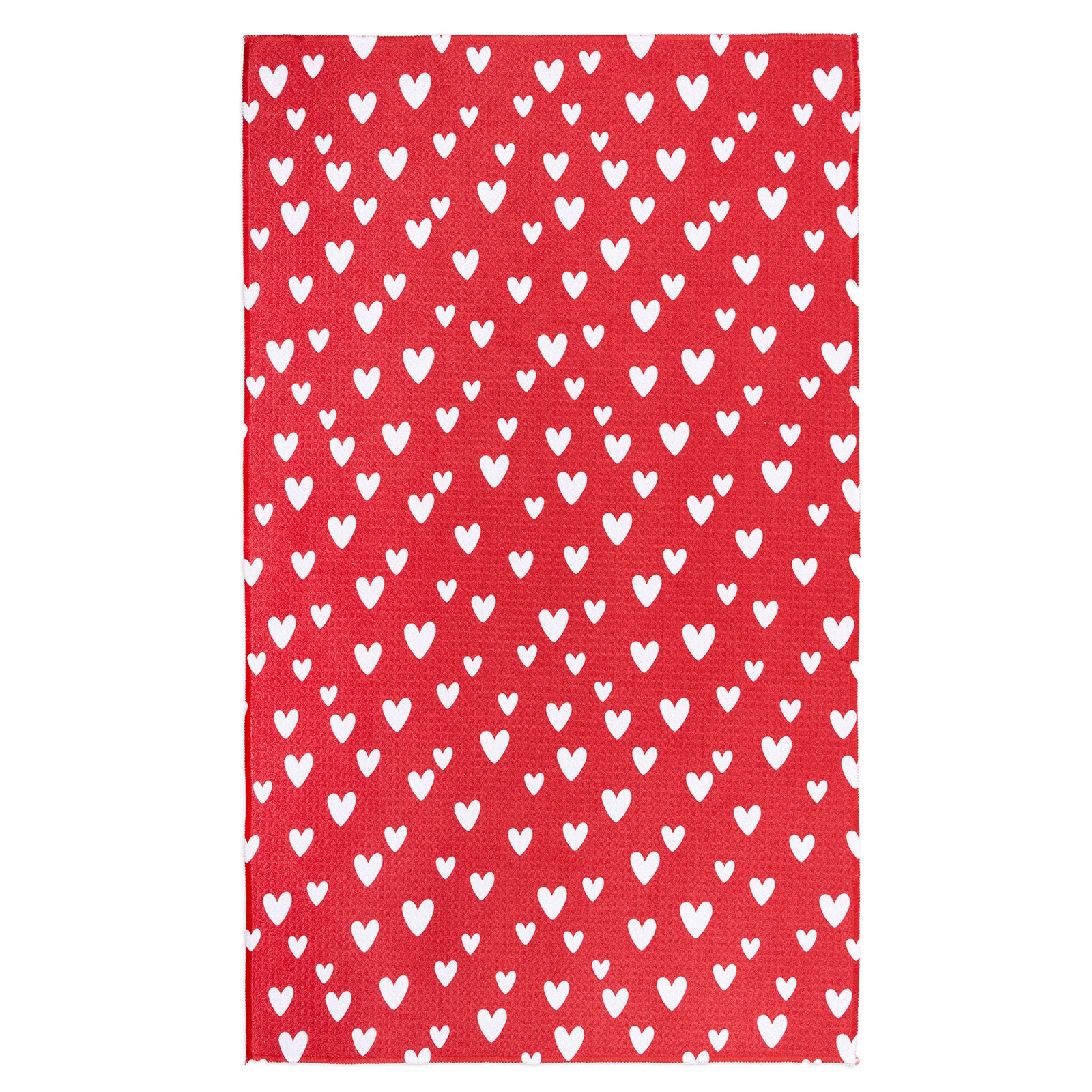 MÜkitchen VIBE Premium Quick Dry Dual Sided Recycled Towel, Be Mine, 18" x 30"