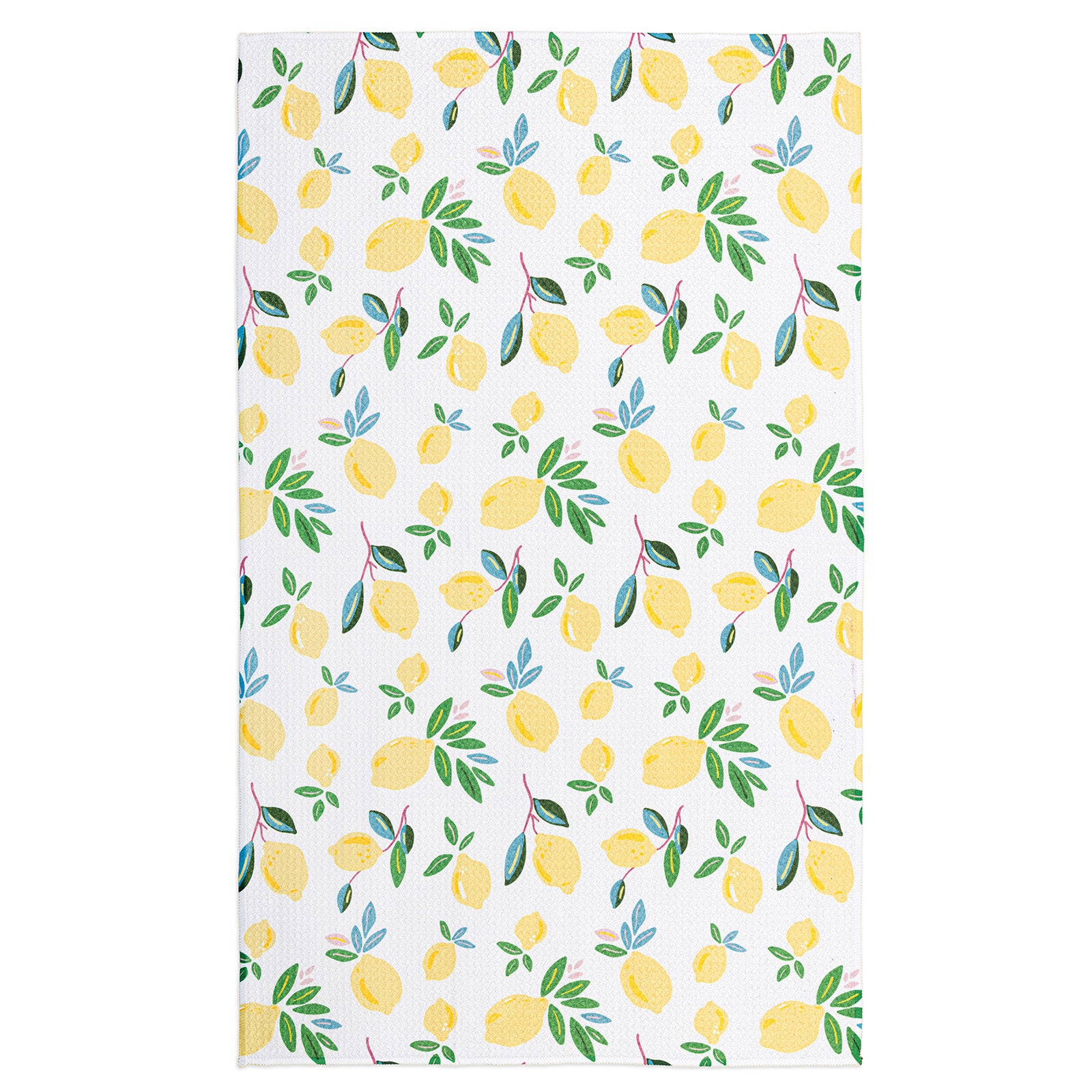 MÜkitchen VIBE Premium Quick Dry Dual Sided Recycled Towel, Lemon Zest, 18" x 30"