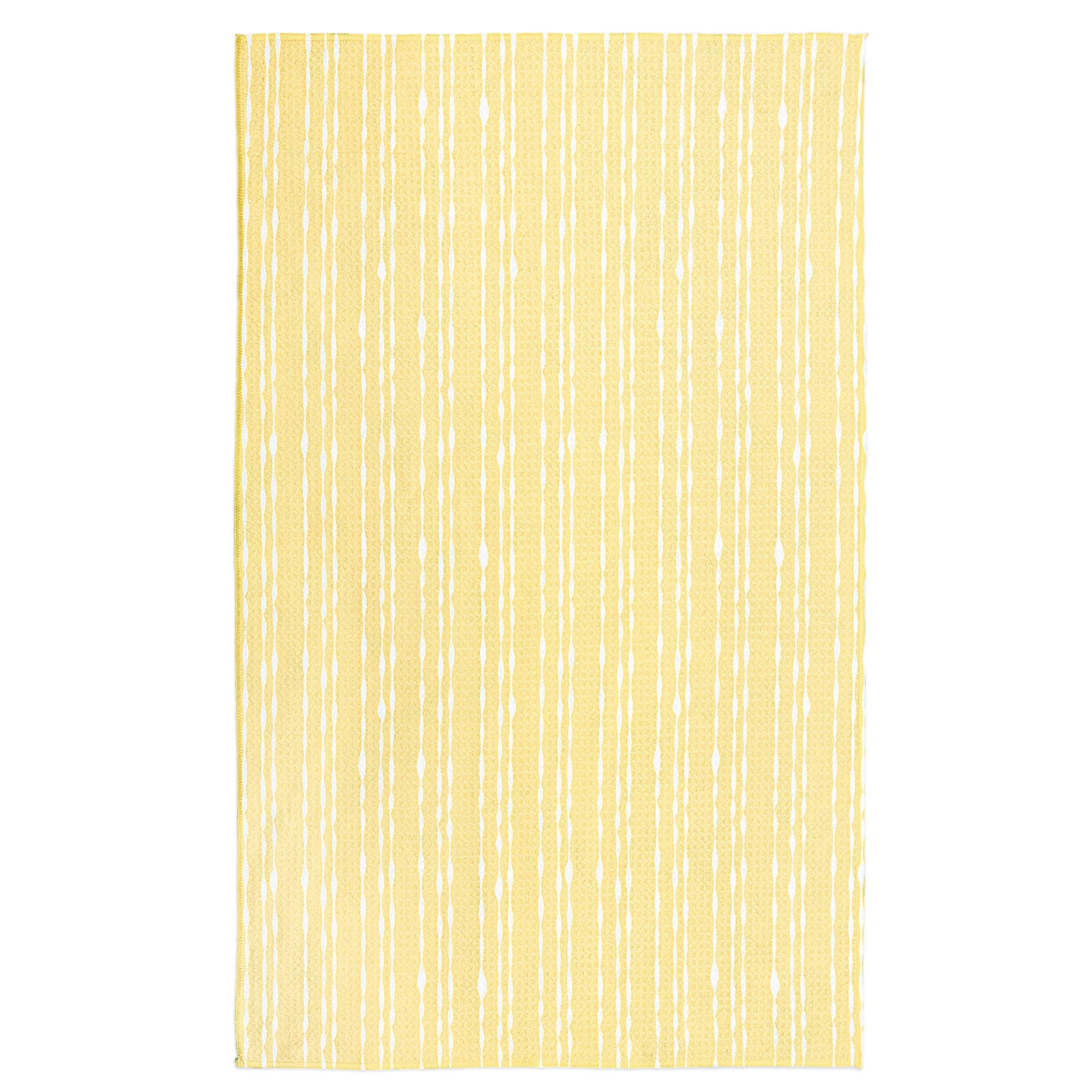 MÜkitchen VIBE Premium Quick Dry Dual Sided Recycled Towel, Lemon Zest, 18" x 30"