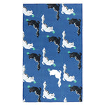 MÜkitchen VIBE Premium Quick Dry Dual Sided Recycled Towel, Meow Mischief, 18" x 30"