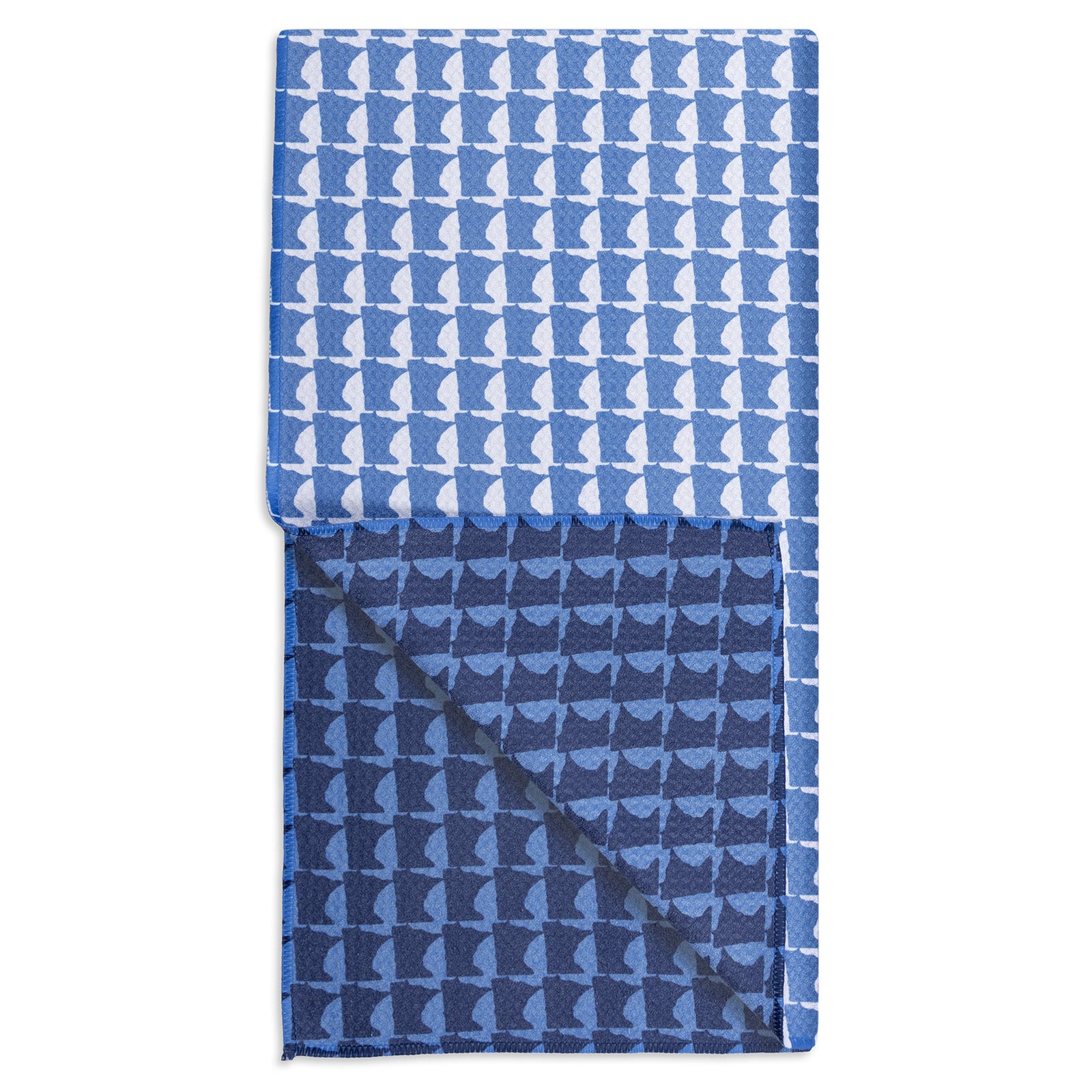 MÜkitchen VIBE Premium Quick Dry Dual Sided Recycled Towel, MN Geo, 18" x 30"