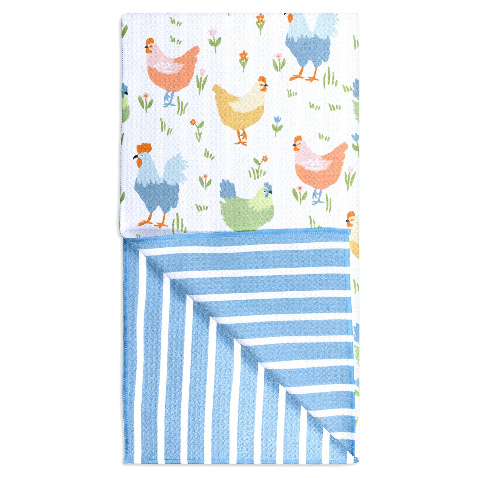 MÜkitchen VIBE Premium Quick Dry Dual Sided Recycled Towel, Yardbird, 18" x 30"