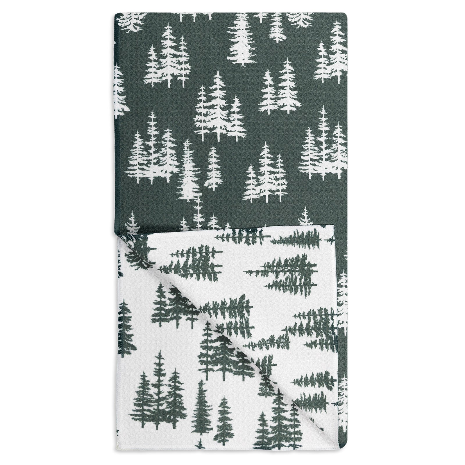 MÜkitchen VIBE Premium Quick Dry Dual Sided Recycled Towel, Pine Forest, 18" x 30"