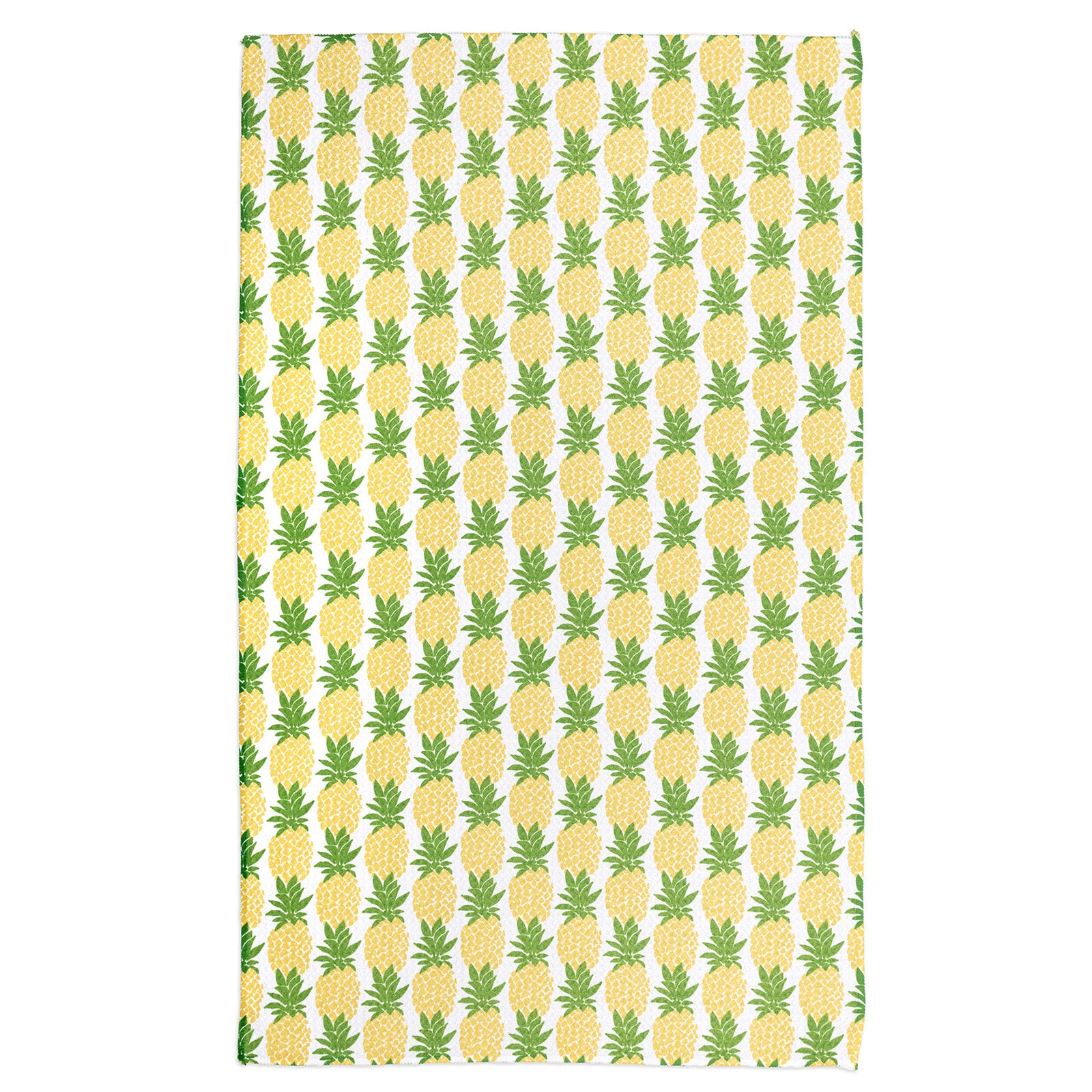 MÜkitchen VIBE Premium Quick Dry Dual Sided Recycled Towel, Pineapple Parade, 18" x 30"