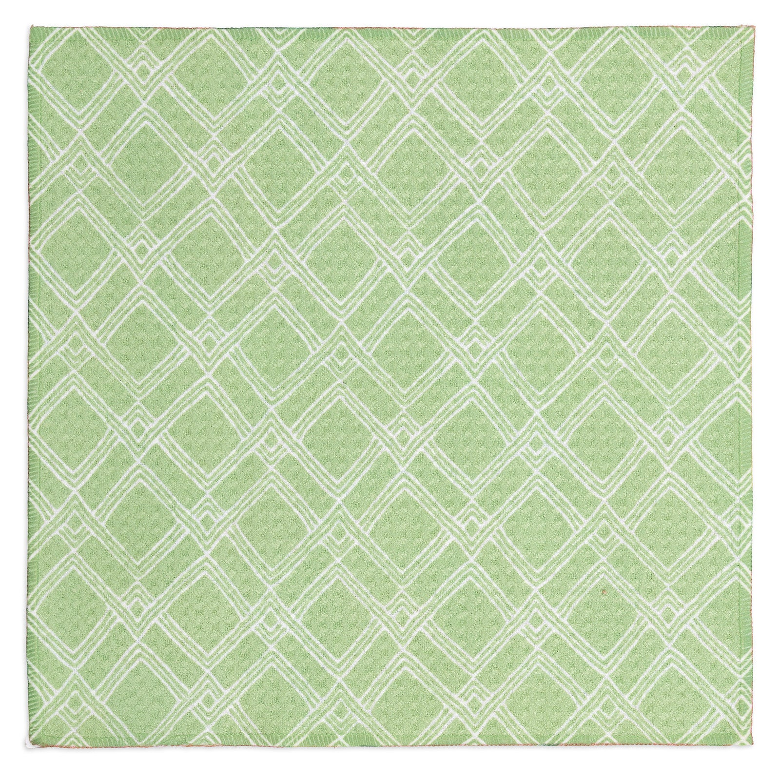 MÜkitchen VIBE Premium Quick Dry Dual Sided Recycled Dish Cloth Set of 2, Melon Pop, 10" x 10"