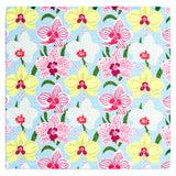 MÜkitchen VIBE Premium Quick Dry Dual Sided Recycled Dish Cloth Set of 2, Orchids, 10" x 10"