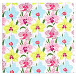 MÜkitchen VIBE Premium Quick Dry Dual Sided Recycled Dish Cloth Set of 2, Orchids, 10" x 10"