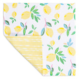 MÜkitchen VIBE Premium Quick Dry Dual Sided Recycled Dish Cloth Set of 2, Lemon Zest, 10" x 10"