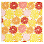 MÜkitchen VIBE Premium Quick Dry Dual Sided Recycled Dish Cloth Set of 2, Citrus Splash, 10" x 10"