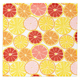 MÜkitchen VIBE Premium Quick Dry Dual Sided Recycled Dish Cloth Set of 2, Citrus Splash, 10" x 10"