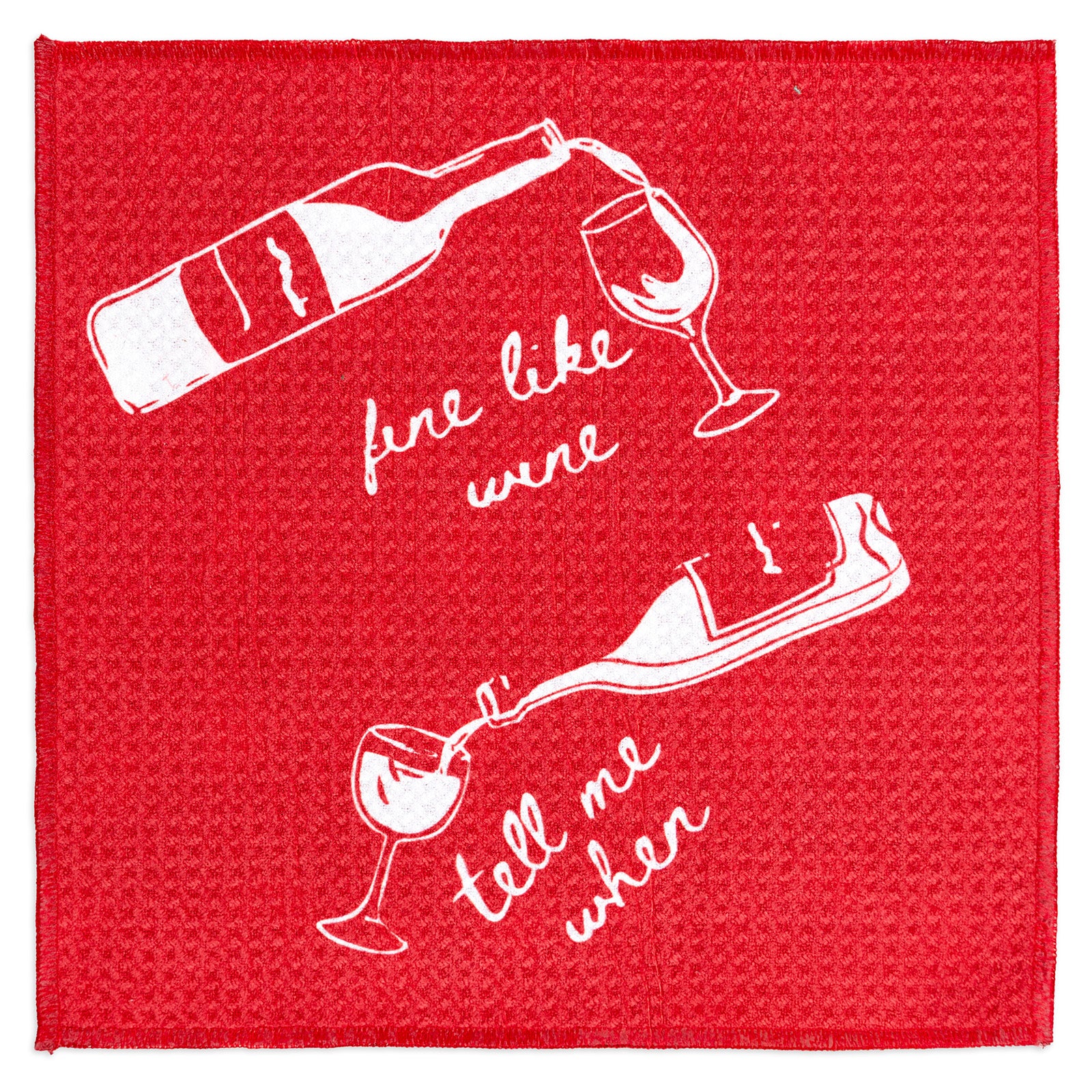 MÜkitchen VIBE Premium Quick Dry Dual Sided Recycled Dish Cloth Set of 2, After Hours, 10" x 10"