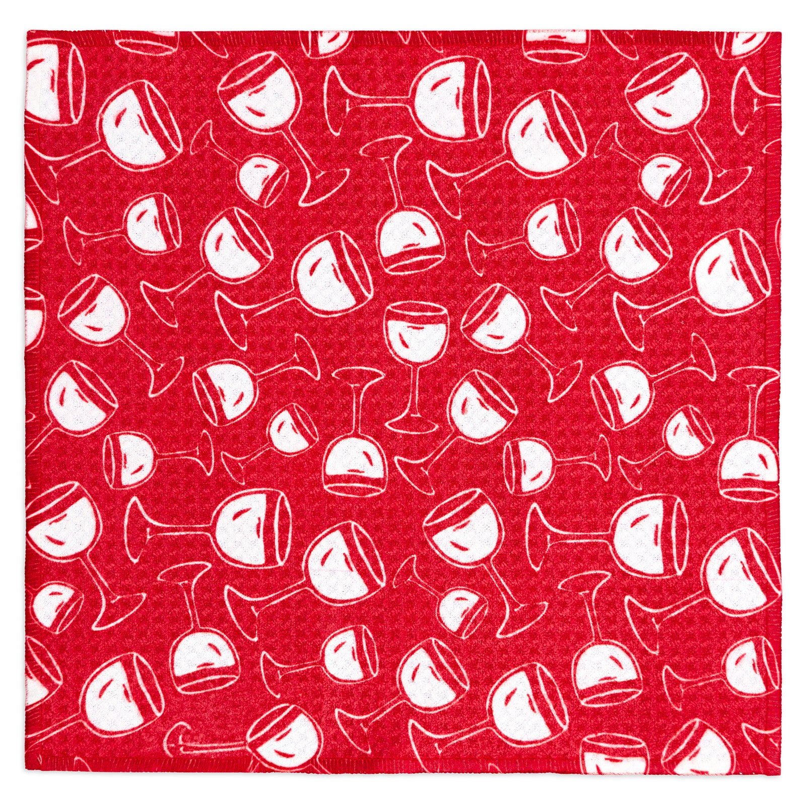 MÜkitchen VIBE Premium Quick Dry Dual Sided Recycled Dish Cloth Set of 2, After Hours, 10" x 10"