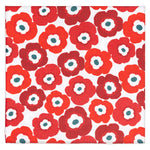 MÜkitchen VIBE Premium Quick Dry Dual Sided Recycled Dish Cloth Set of 2, Poppy Fields, 10" x 10"