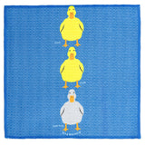 MÜkitchen VIBE Premium Quick Dry Dual Sided Recycled Dish Cloth Set of 2, MN Gray Duck, 10" x 10"
