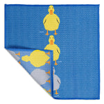 MÜkitchen VIBE Premium Quick Dry Dual Sided Recycled Dish Cloth Set of 2, MN Gray Duck, 10" x 10"