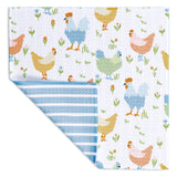 MÜkitchen VIBE Premium Quick Dry Dual Sided Recycled Dish Cloth Set of 2, Yardbird, 10" x 10"