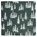 MÜkitchen VIBE Premium Quick Dry Dual Sided Recycled Dish Cloth Set of 2, Pine Forest, 10" x 10"