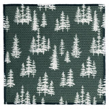 MÜkitchen VIBE Premium Quick Dry Dual Sided Recycled Dish Cloth Set of 2, Pine Forest, 10" x 10"