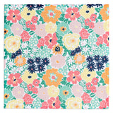 MÜkitchen VIBE Premium Quick Dry Dual Sided Recycled Dish Cloth Set of 2, Clubhouse Floral, 10" x 10"