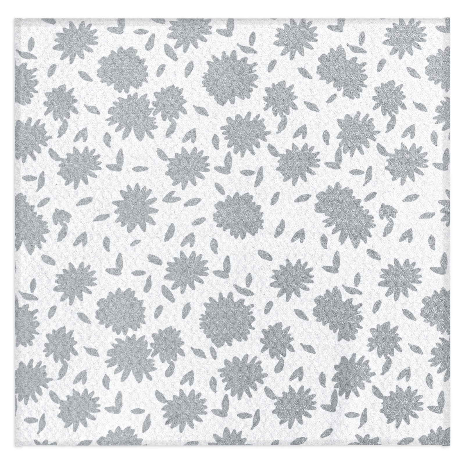 MÜkitchen VIBE Premium Quick Dry Dual Sided Recycled Dish Cloth Set of 2, Aster Gray, 10" x 10"