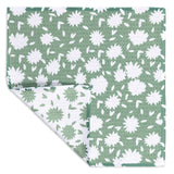 MÜkitchen VIBE Premium Quick Dry Dual Sided Recycled Dish Cloth Set of 2, Aster Green, 10" x 10"